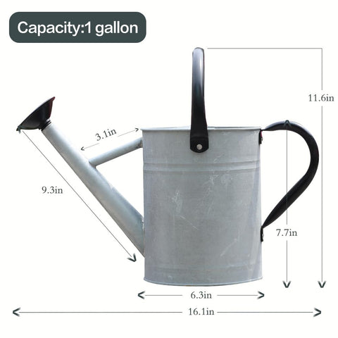 Yourjoy watering can with steady stream for even plant watering.