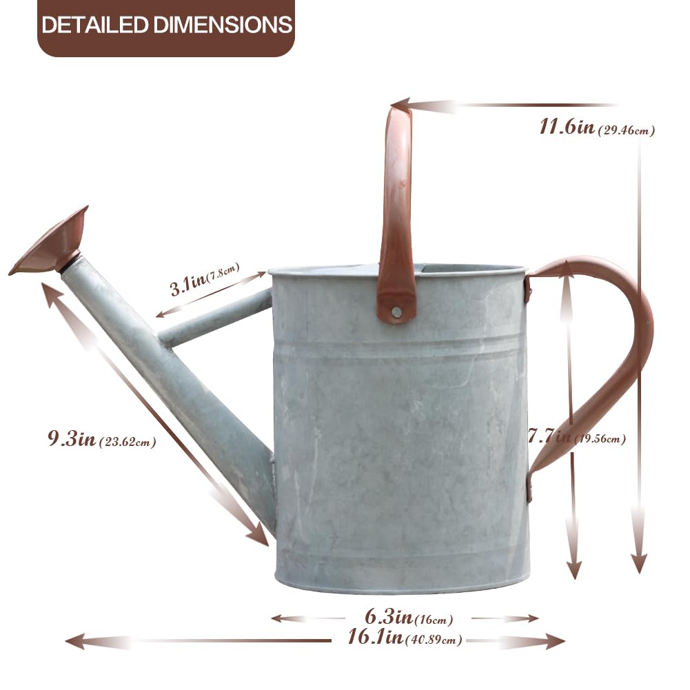 yourjoy stainless steel watering can highlighting durable construction for daily gardening