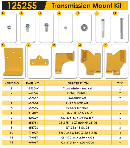 Yoursme 125255 installation hardware included with bracket kit