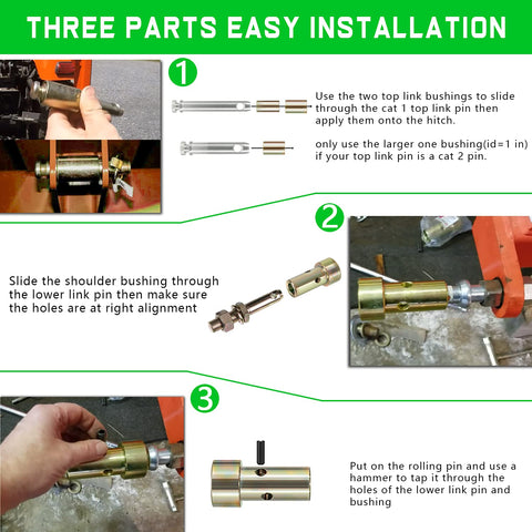 Yoursme bushing kit packaging showing contents and compatibility