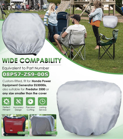 Yoursme cover made with 600D fabric and PVC coating shields from rain and UV exposure.