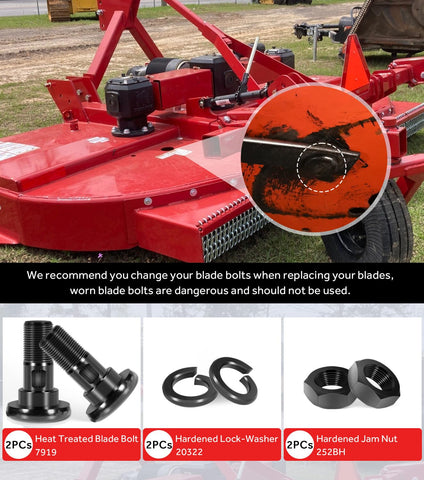 Yoursme 2-bolt set simplifies replacement and reduces downtime.
