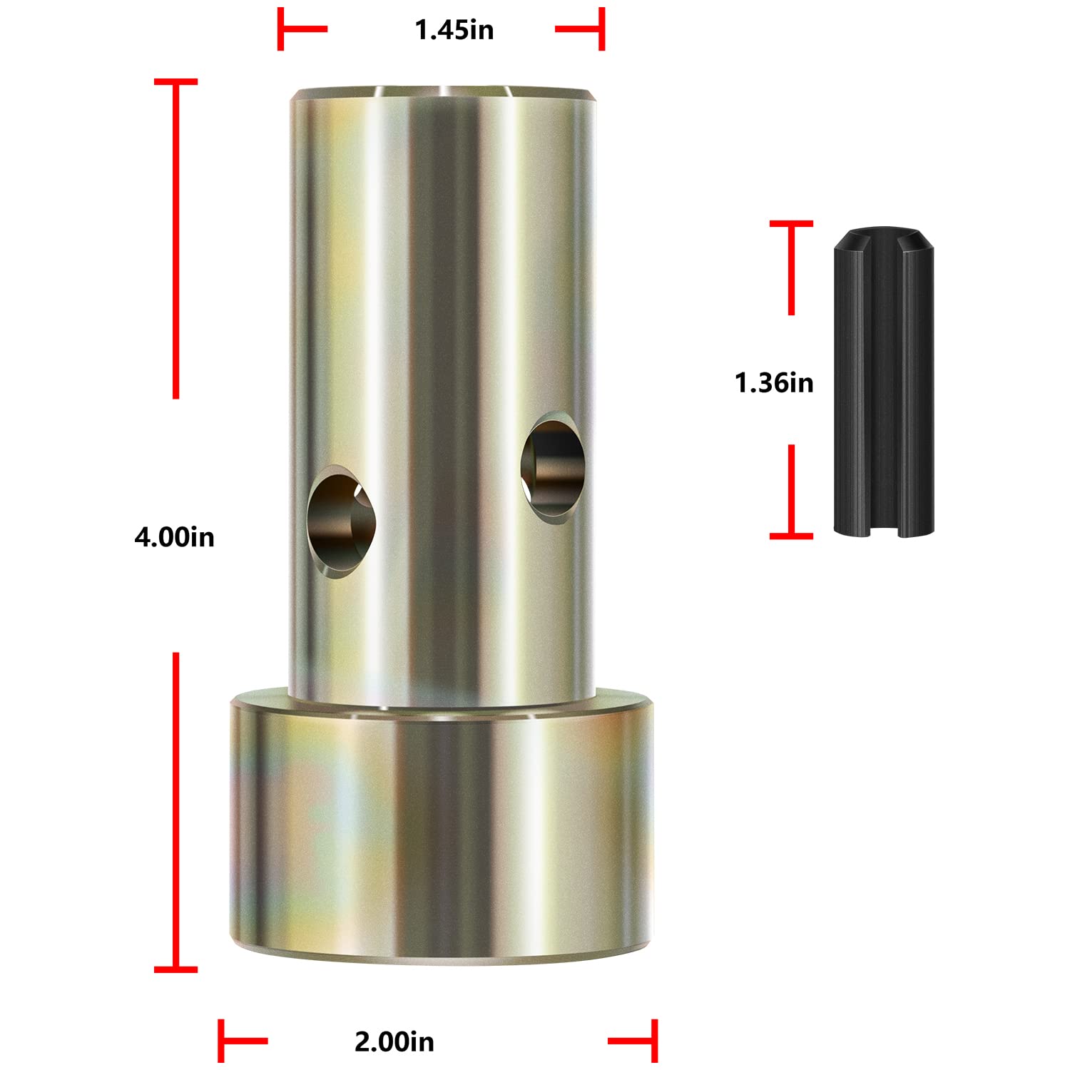 Yoursme Kit contents show four bushings and eight roll pins.