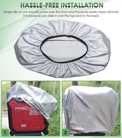 Yoursme protective cover shields equipment from dust, rain, and sunlight during outdoor use.