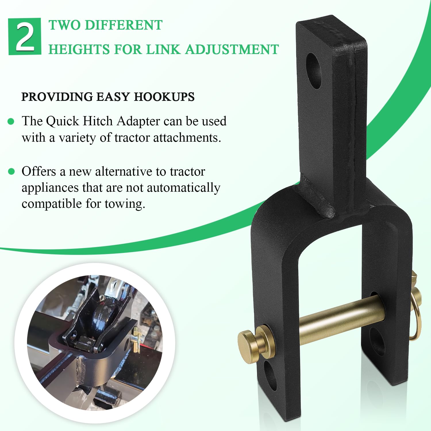 Yoursme quick hitch link pin provides secure connections for reliable attachments.