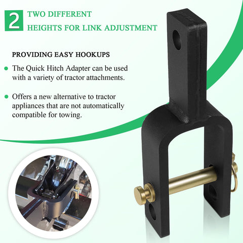 Yoursme quick hitch link pin provides secure connections for reliable attachments.