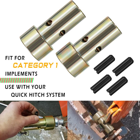 Yoursme Quick hitch roll pins pack photo emphasizing fast, tool-free installation.