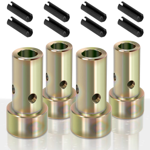 Yoursme Close-up of roll pins indicates secure installation with hammer.