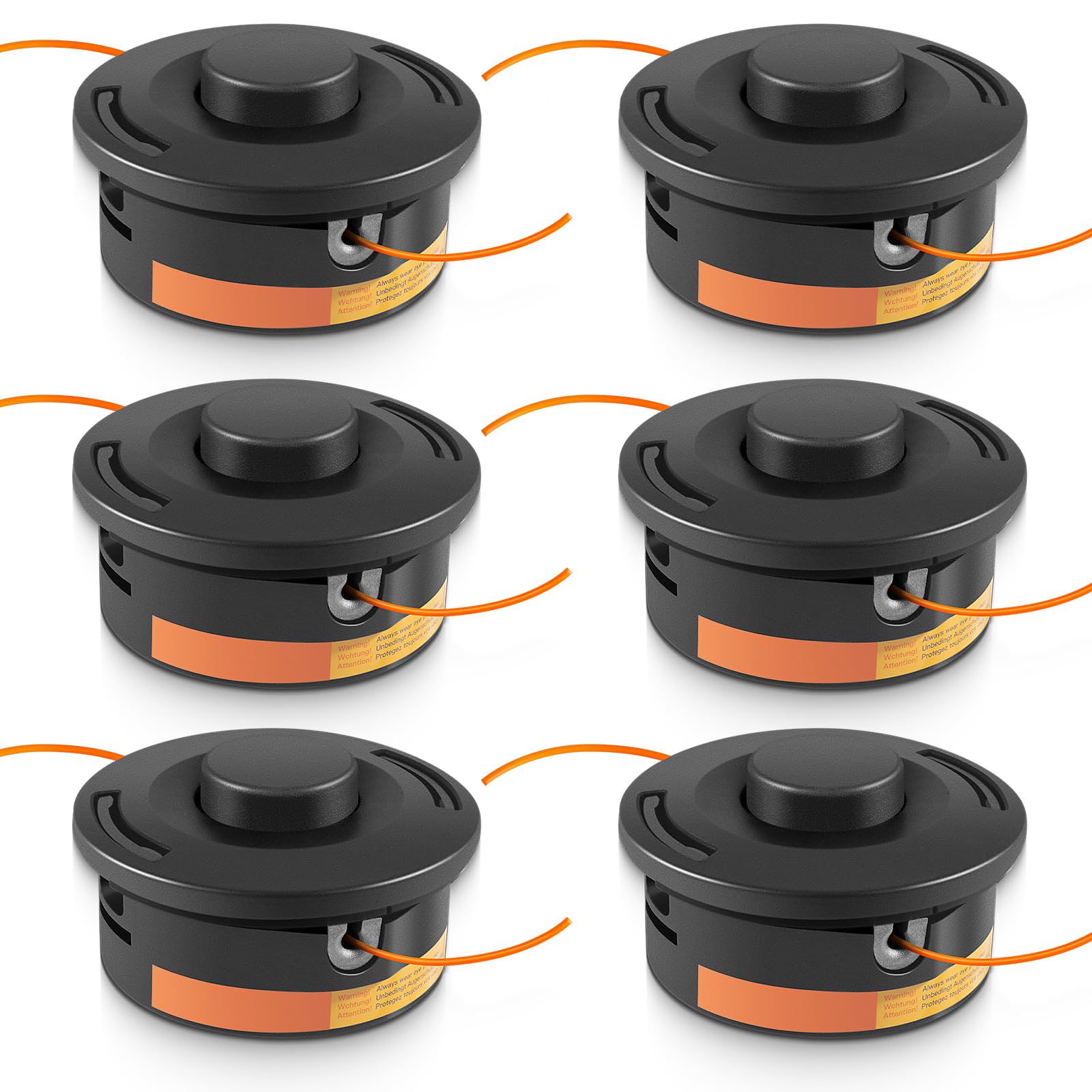 Yoursme six-pack 25-2 trimmer head for Stihl FS90, quick line replacement.