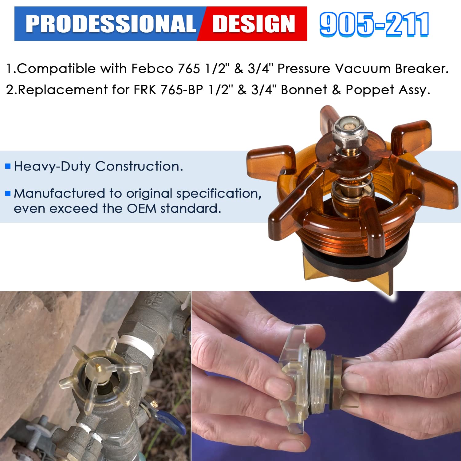 Yoursme spring and stem close-up illustrating resilient metal parts for long service