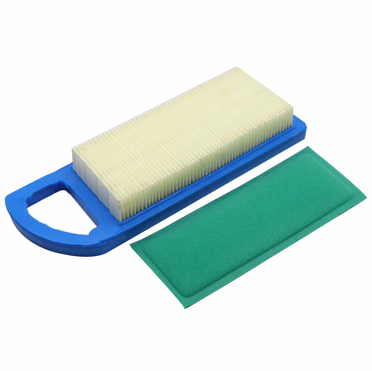 YOUSEMOT 697153 air filter front view shows crisp pleats for debris filtration in lawn mowers