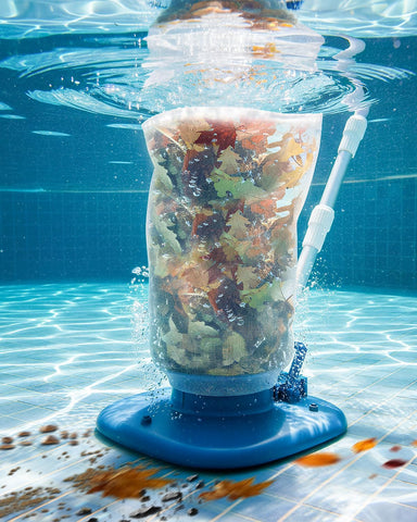 Yousky Rechargeable Pool Leaf Vacuum assembled for all-in-one cleaning.