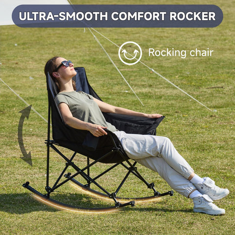 Youtanic folding chair folded in bag demonstrates easy transport and storage.