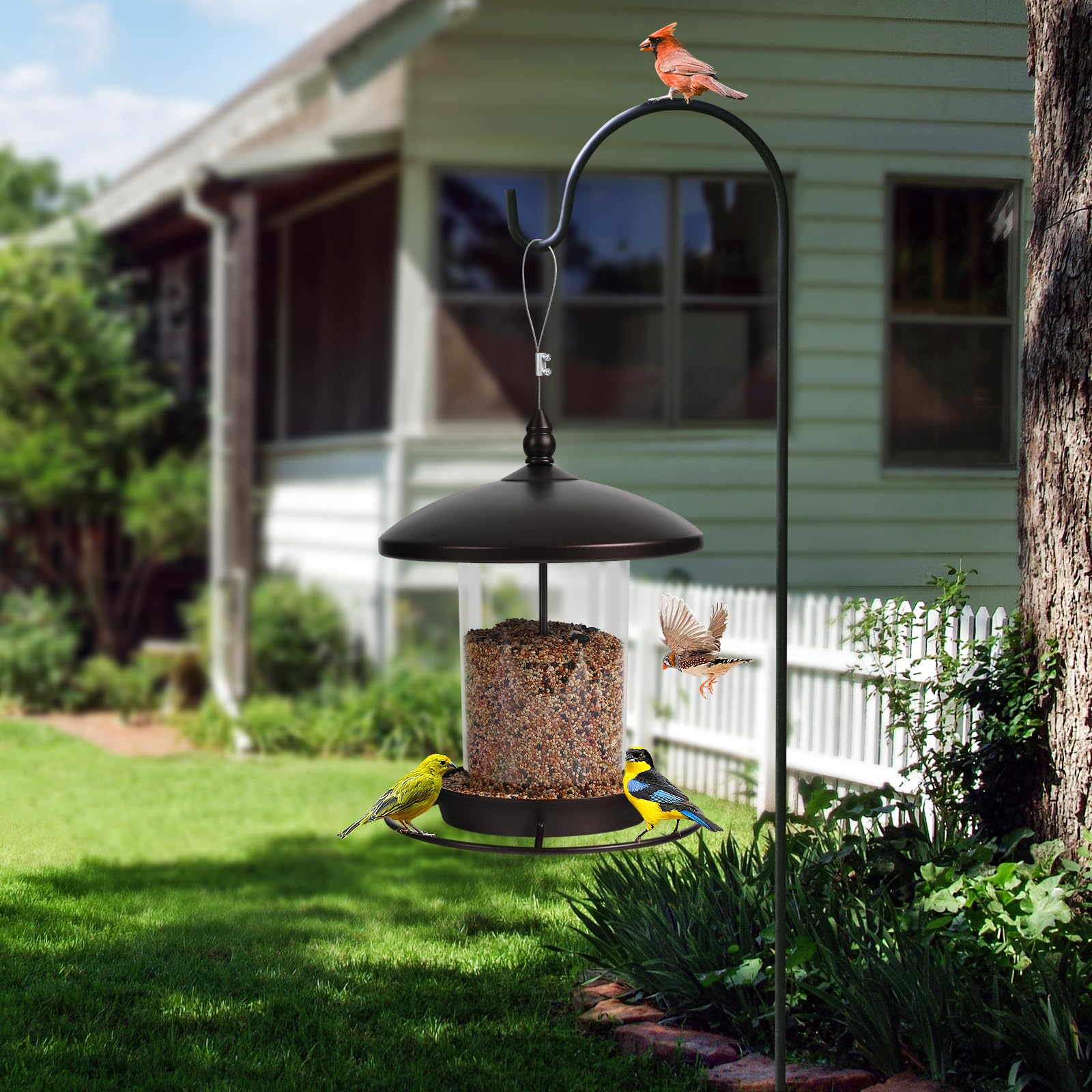 Youvip durable garden feeder withstands wind and rain