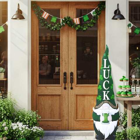 Youyole easy hanging porch banner with pre-attached rope for quick setup