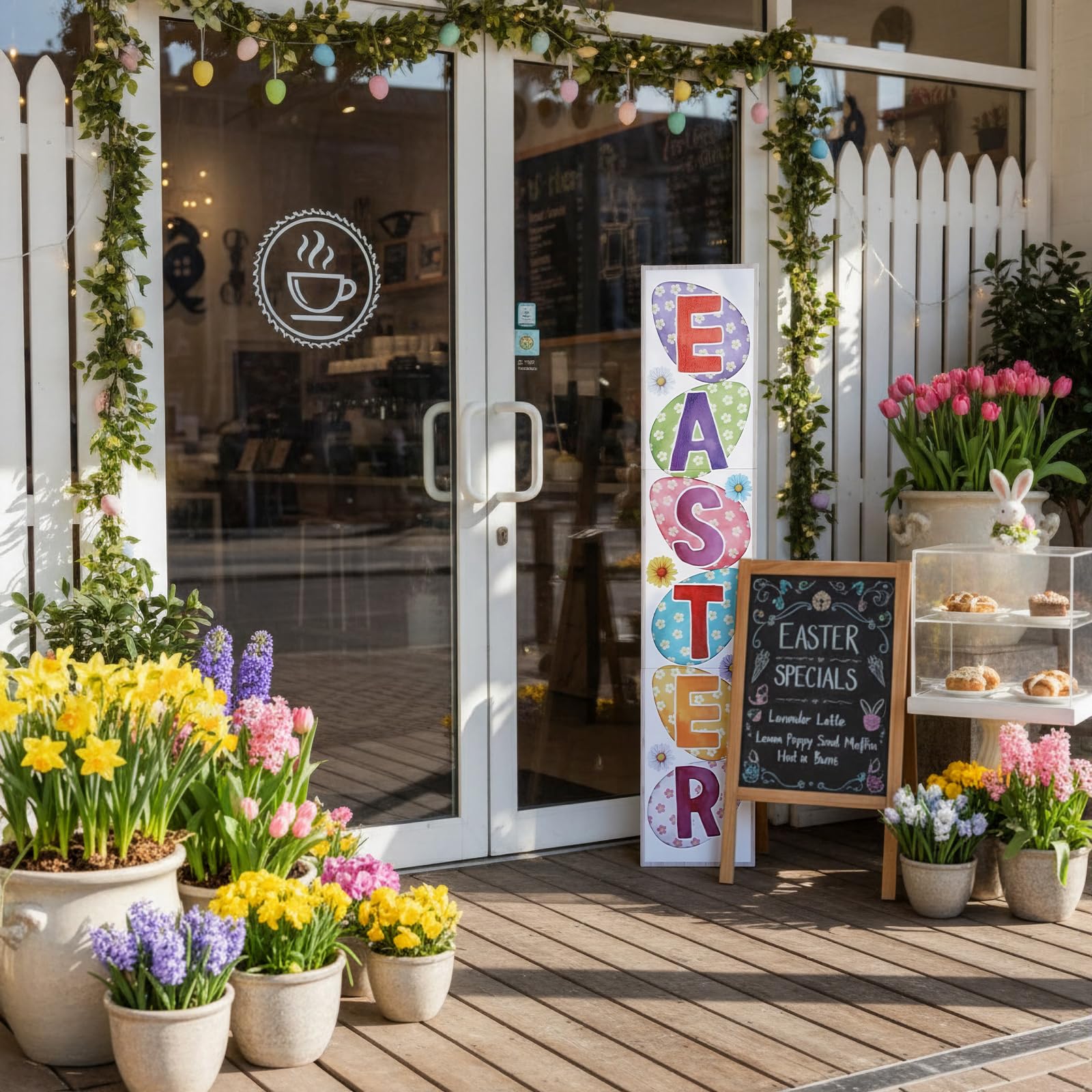 Youyole outdoor Easter sign for porch and door boosts holiday vibes.