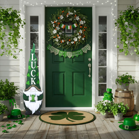Youyole versatile St. Patrick's Day decor transitions from porch to interior spaces