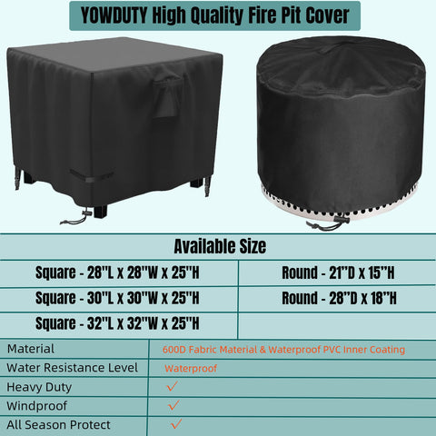 YOWDUTY top tip advises tilting to shed rainwater.