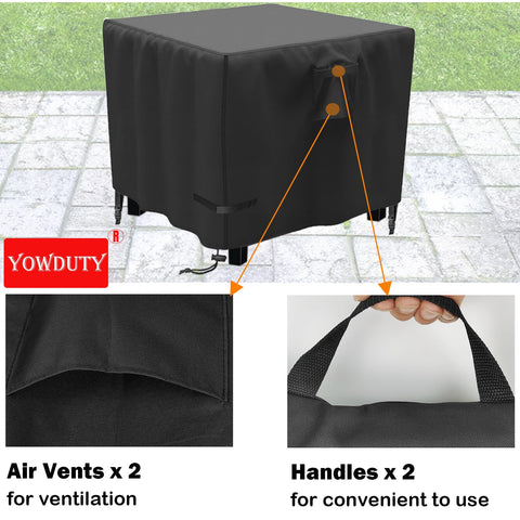 YOWDUTY convenient side handles for easy removal.