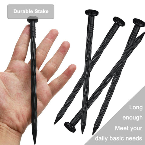 Yowlieu easy-install landscape nail helps DIYers set edging quickly.
