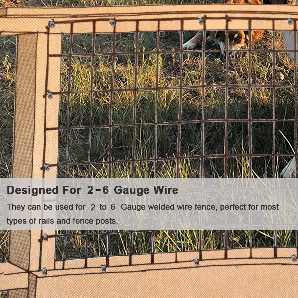 Yowlieu easy-installation clips demonstrate quick fence mounting