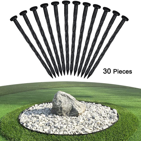 Yowlieu multiuse edging stake supports ropes, tents, and fences.