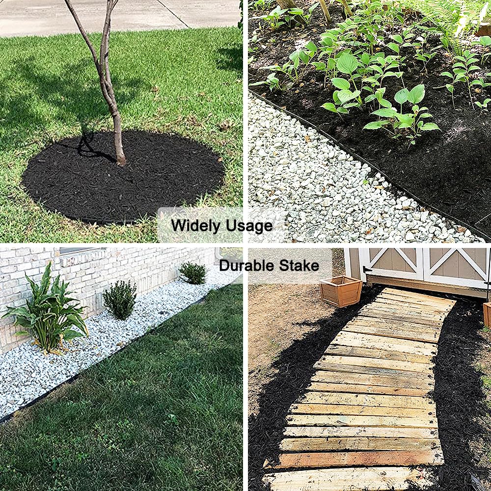 Yowlieu 8-inch stakes work with ropes, tents, and yard accents.