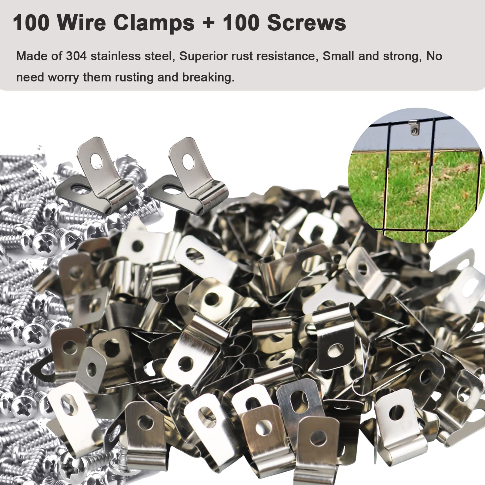 Yowlieu outdoor-grade clips resist weather for pet fencing and livestock