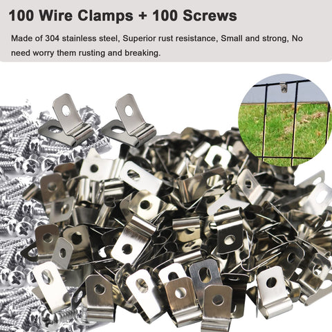 Yowlieu outdoor-grade clips resist weather for pet fencing and livestock
