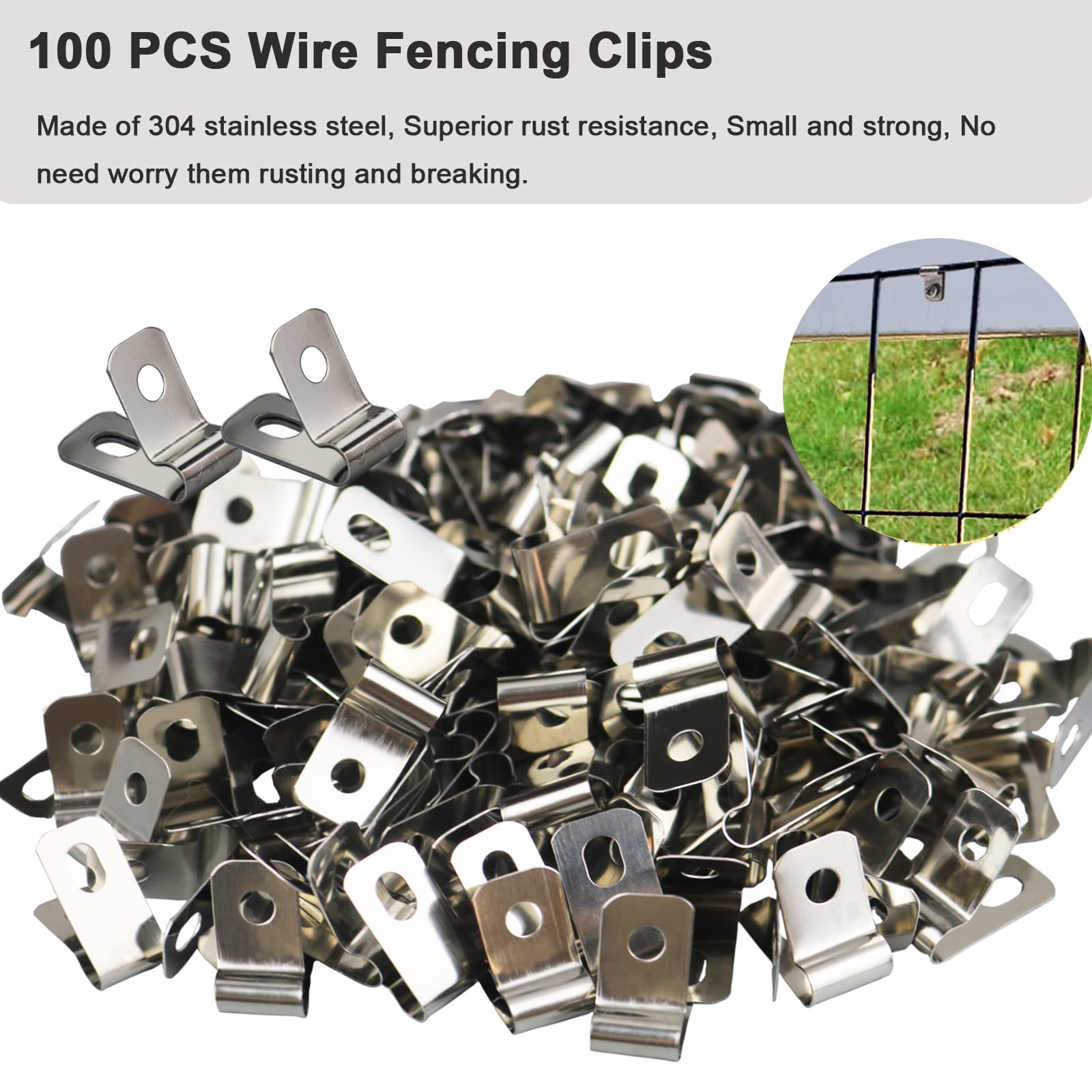 Yowlieu outdoor pet protection clips secure fencing for pets