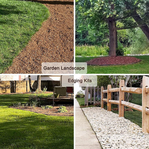 Yowlieu versatile PE edging material for lawns and driveways