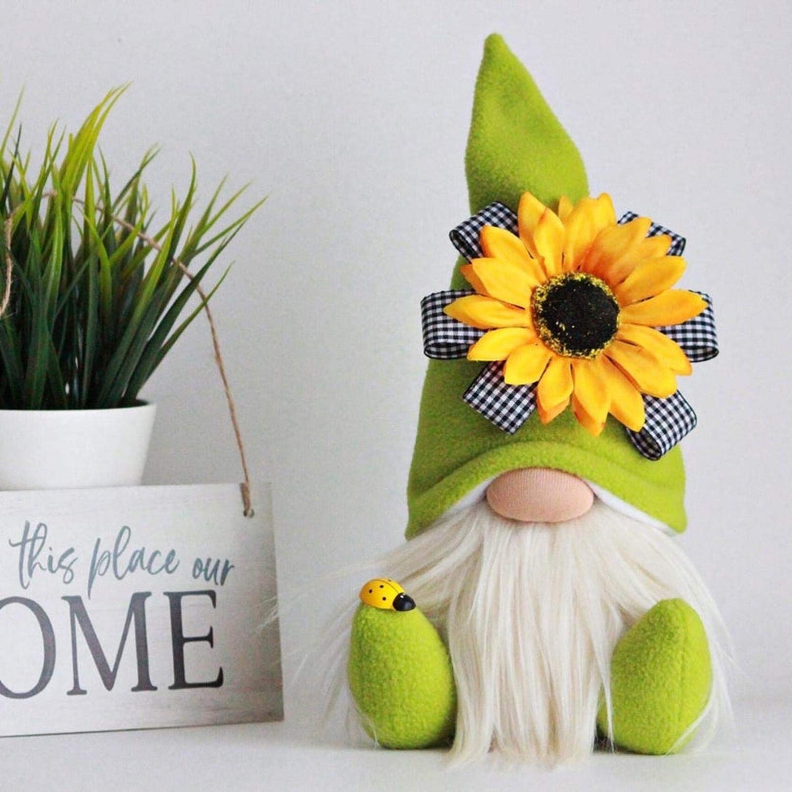 YOWOY Bee themed gift gnome ideal for gifting and celebrations.