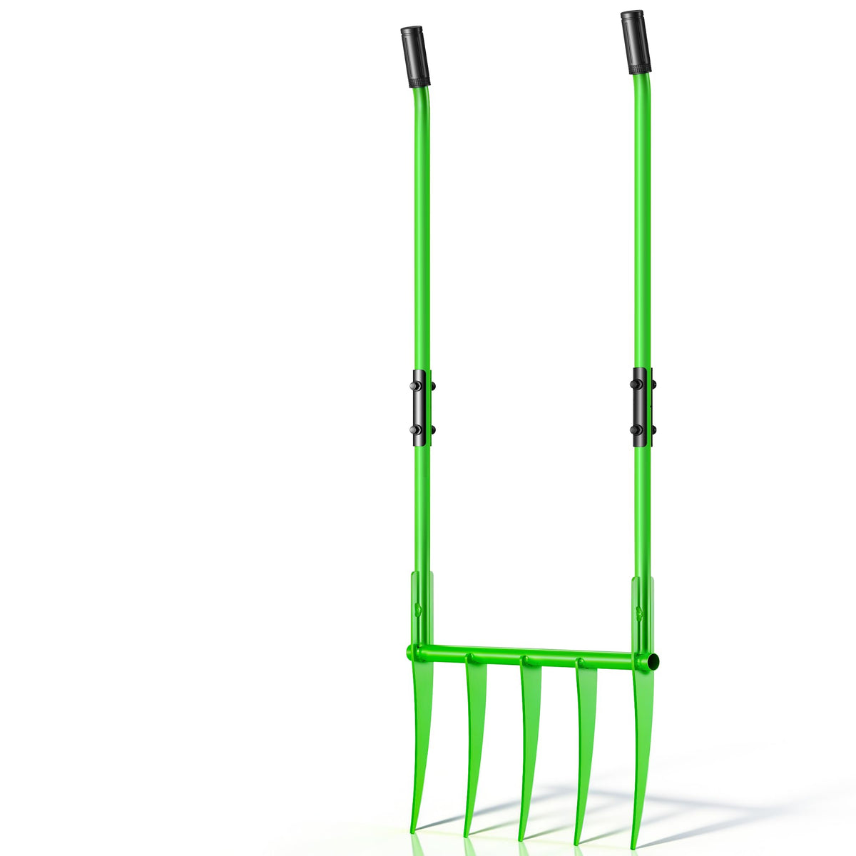 YOWPSY broadfork 56-inch assembly setup ready for soil work.