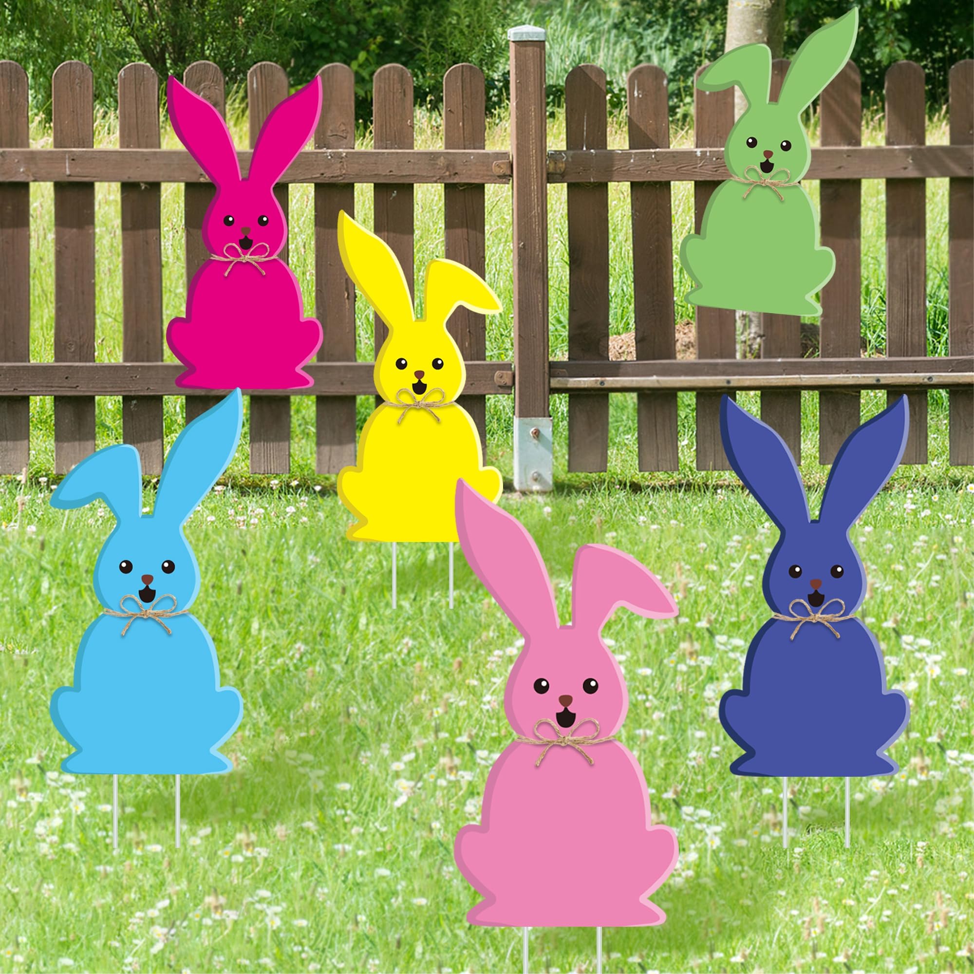 YOYOJOY bunny sign props create fun party photo backdrops.