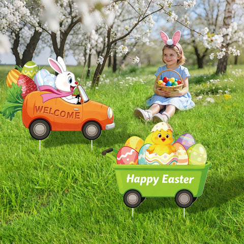 YOYOJOY Two-piece set adds joy to garden paths and entrances.