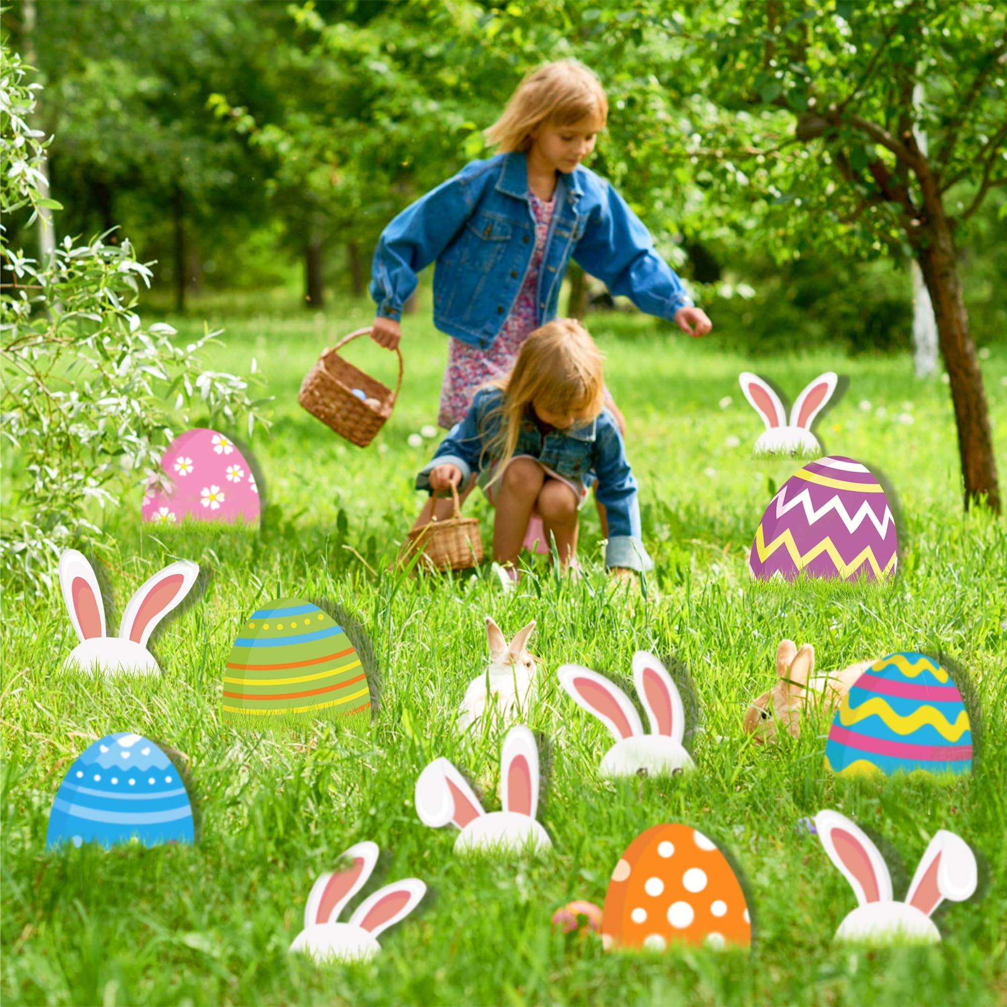 YOYOJOY outdoor welcome signs create a friendly Easter entrance for guests.