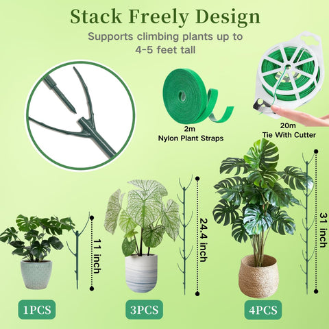 YOYOKIT plant ties in rolls secure stems without slipping