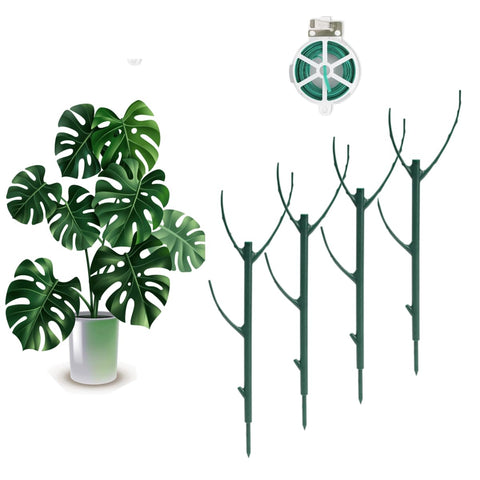 YOYOKIT stackable monstera stake 29-inch helps climbing plants stay upright.