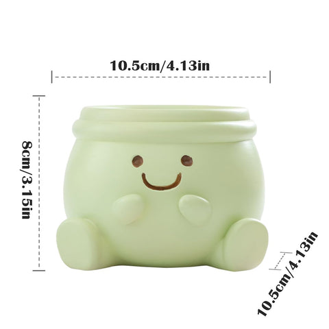 YOYLMAL gift-ready face planter ideal for plant lovers