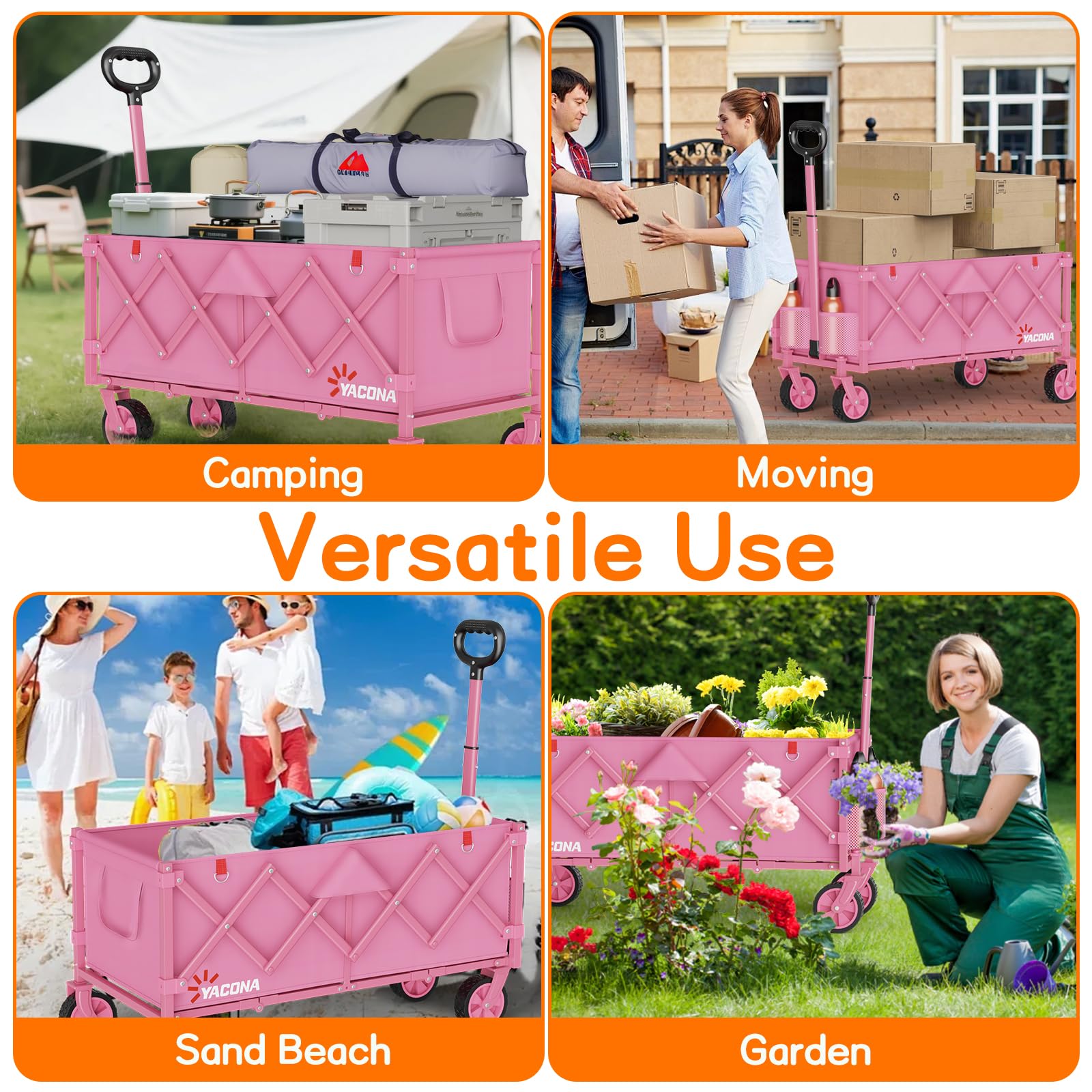 Yozoia portable wagon perfect for camping and sports