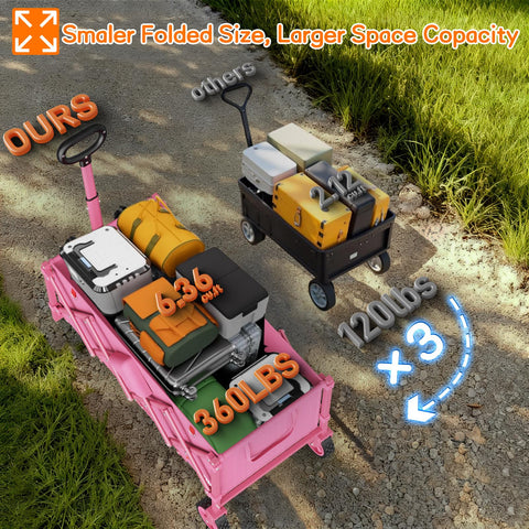 Yozoia wagon features reinforced steel frame for durability