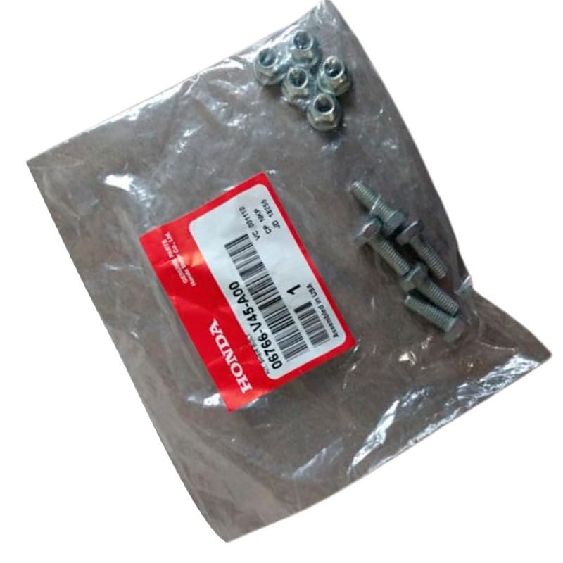 YPS 06766-V45-A00 Honda shear bolt kit for snowblowers, OEM-grade replacement ready for quick fixes.