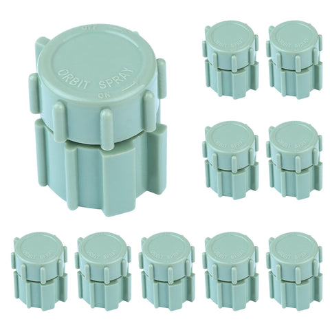 Ypzxola sprinkler bubbler head with 360-degree coverage for even garden watering.
