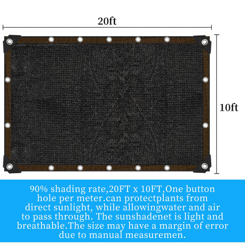YQLBGPRJ garden shade cloth during installation for easy tensioning.
