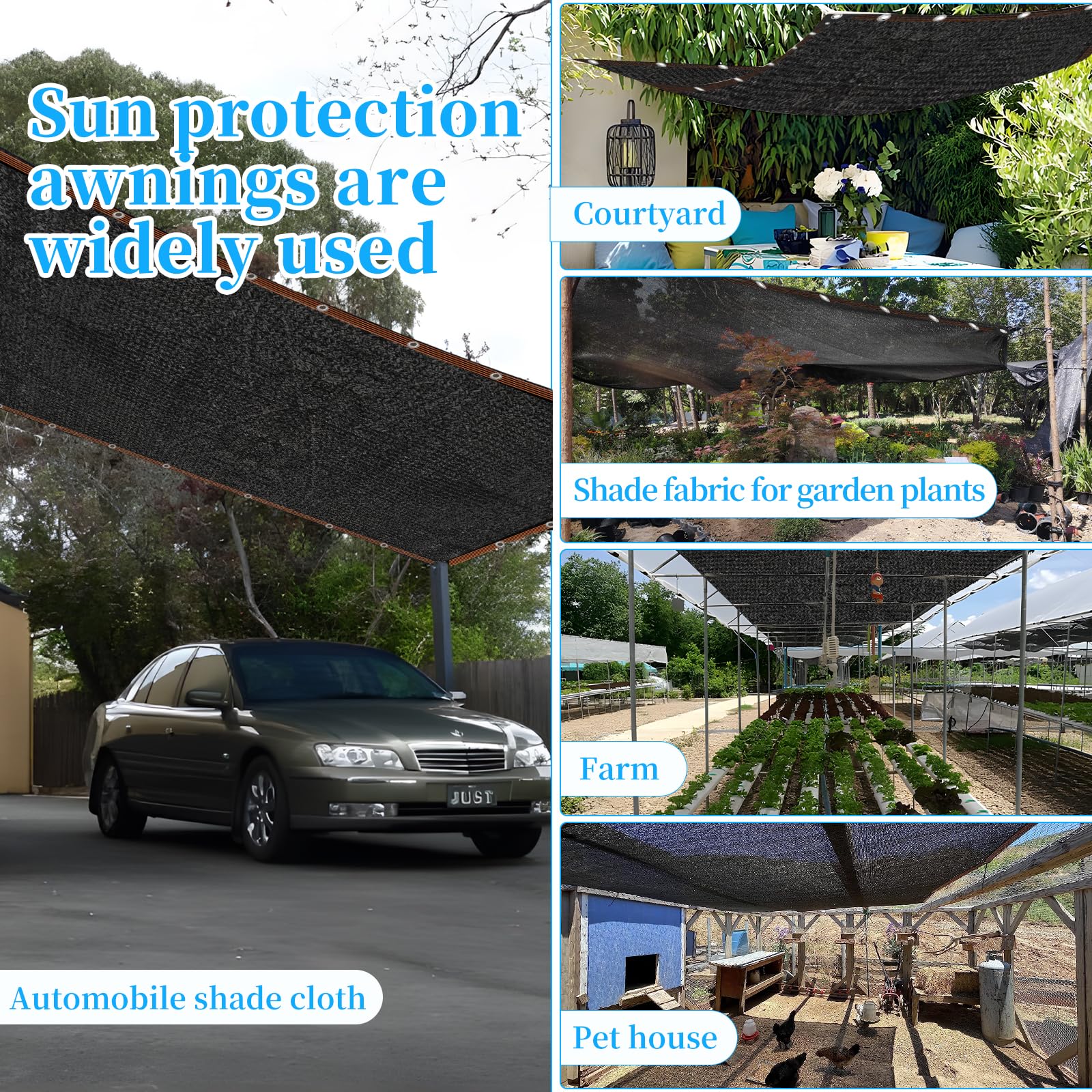 YQLBGPRJ greenhouse shade net protects plants while maintaining airflow.