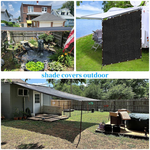 YQLBGPRJ patio shade cover creates comfortable outdoor dining areas.