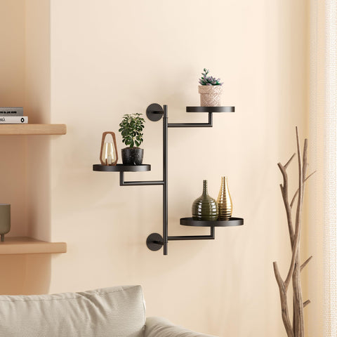 YQSLYSF indoor plants on stand create greenery and organization in a room