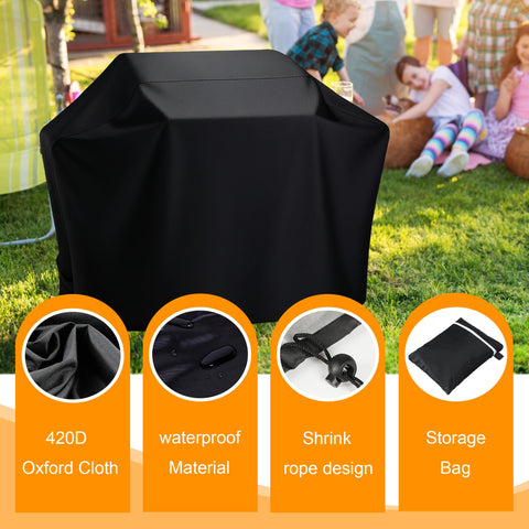 YQSZWJ grill cover 40inch fit guide confirms approx 40 x 24 x 35.5 inches.