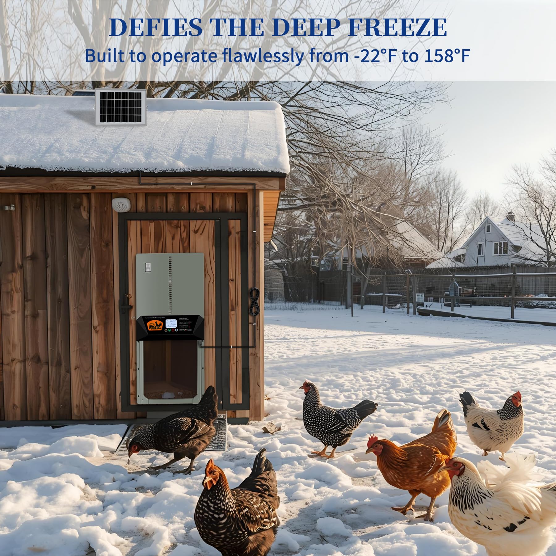YQuiet 5-year warranty and reliable support for durable coop automation