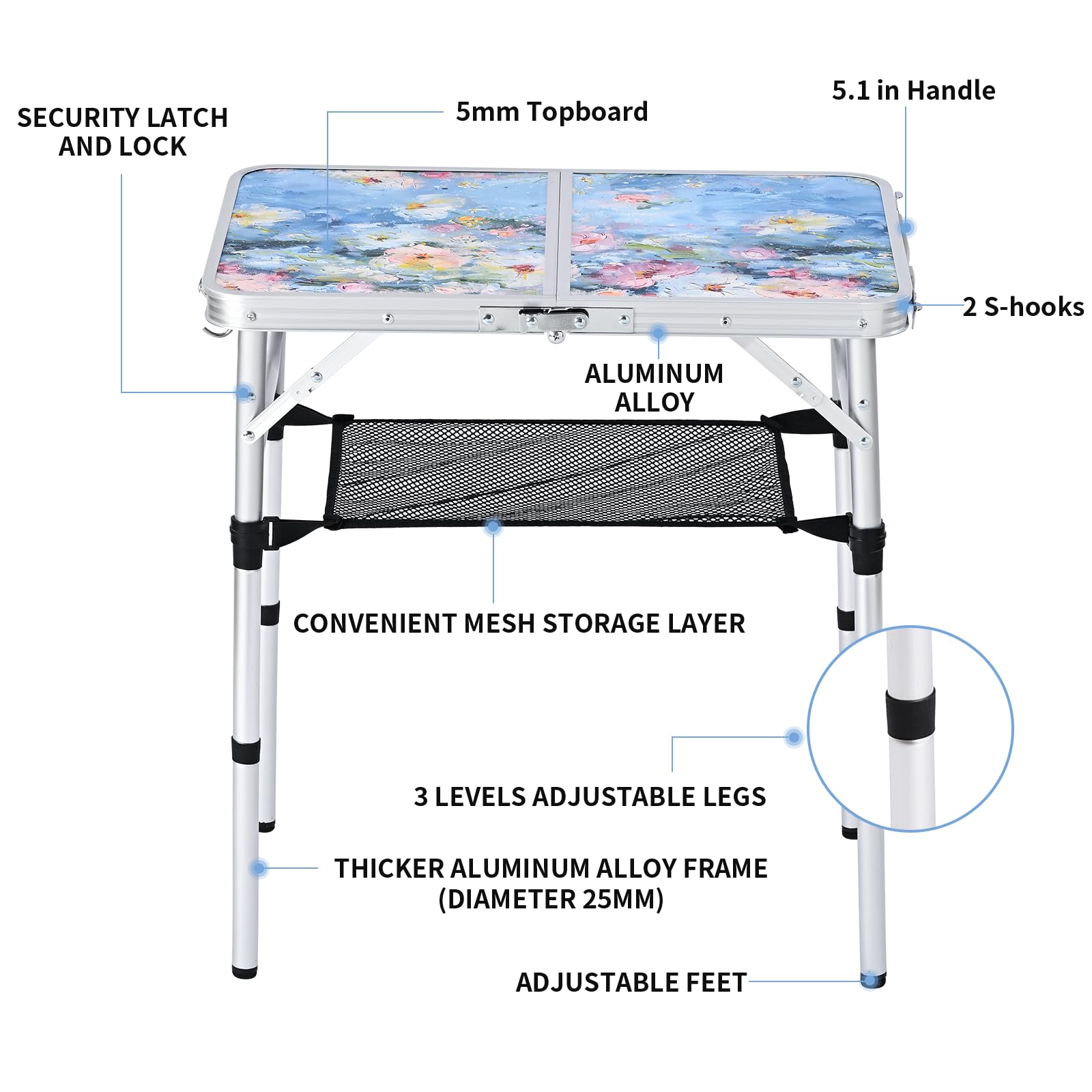 Yriuat Provence Dreams hand-painted Provence pattern on MDF top